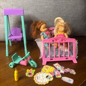 Off brand Barbie Baby Doll Playset with Accessories